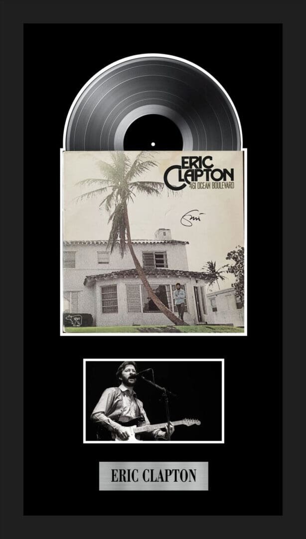 Eric Clapton album and performance photo.