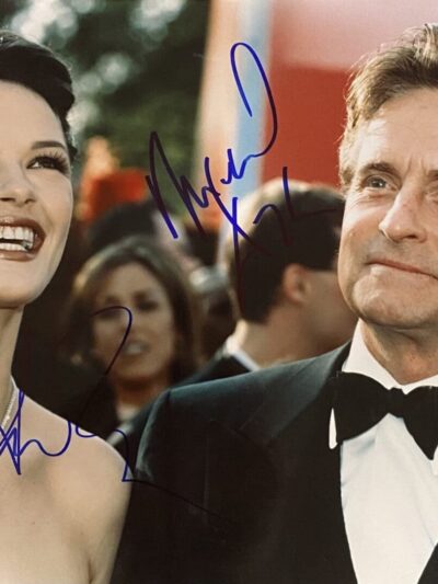 Smiling couple in formal attire