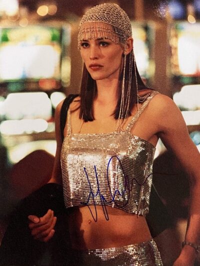 Woman in silver sequin outfit