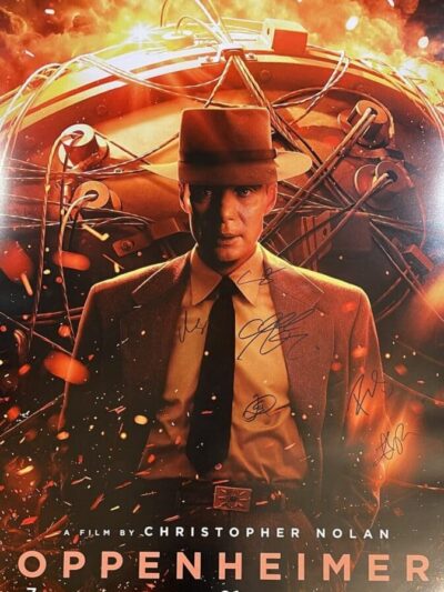 Man in suit with fiery background