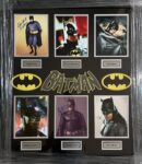 Batman actors collage with autographed photos.