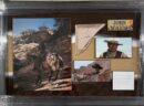 Framed collage with cowboy and horse photos.