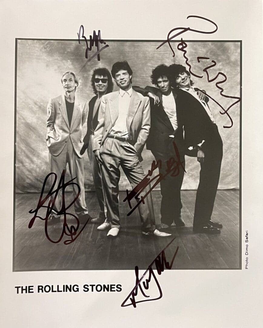 Black and white photo of a band.