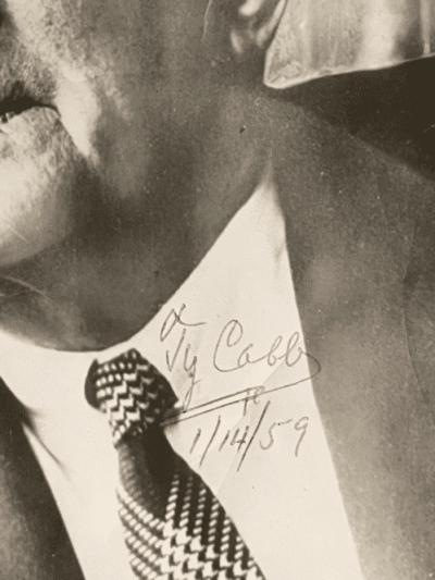 Close-up of man with houndstooth tie.