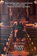 Movie poster of "My Cousin Vinny" courtroom.