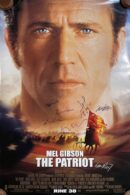 Movie poster for "The Patriot" with autographs.