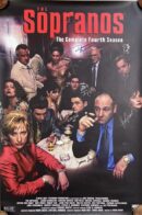 The Sopranos fourth season poster with cast.