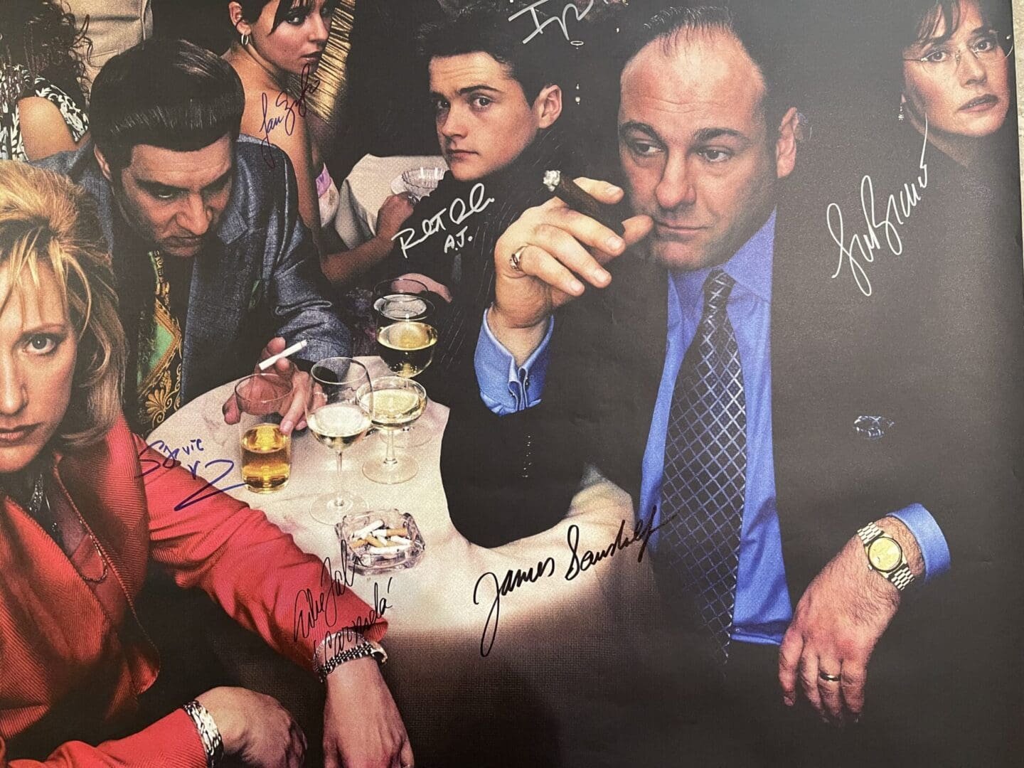 Group of people sitting at a table.