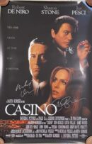 Casino movie poster with main characters.
