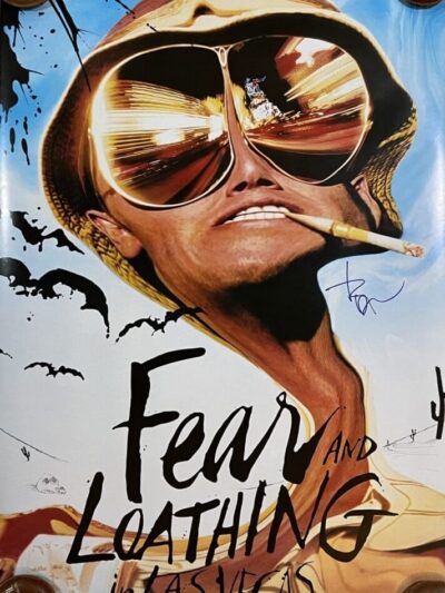 Stylized "Fear and Loathing" movie poster.