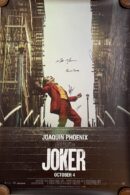Movie poster of "Joker" with signatures.