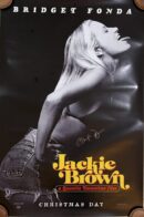 Black and white "Jackie Brown" movie poster.