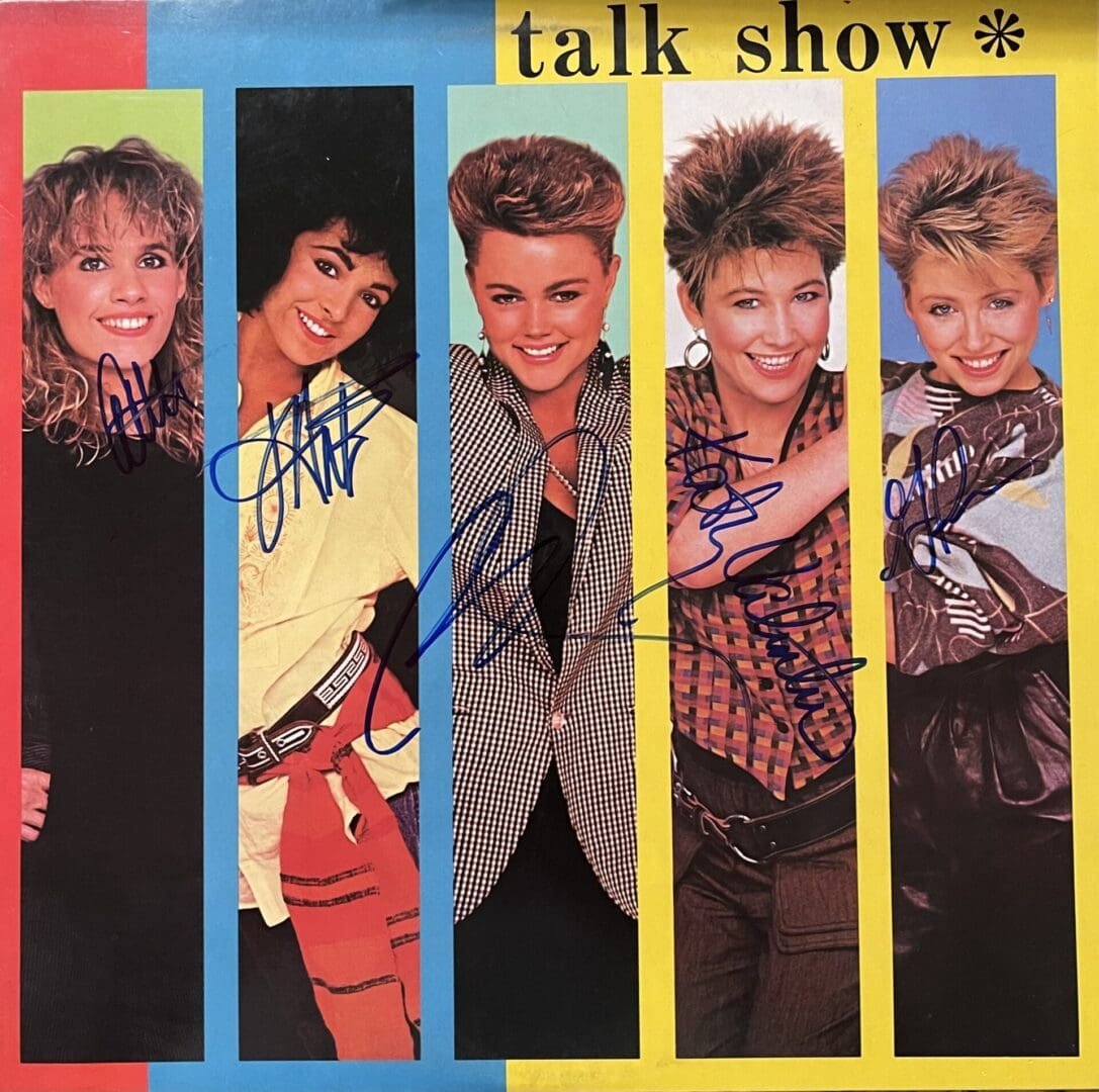 Album cover with five smiling women.