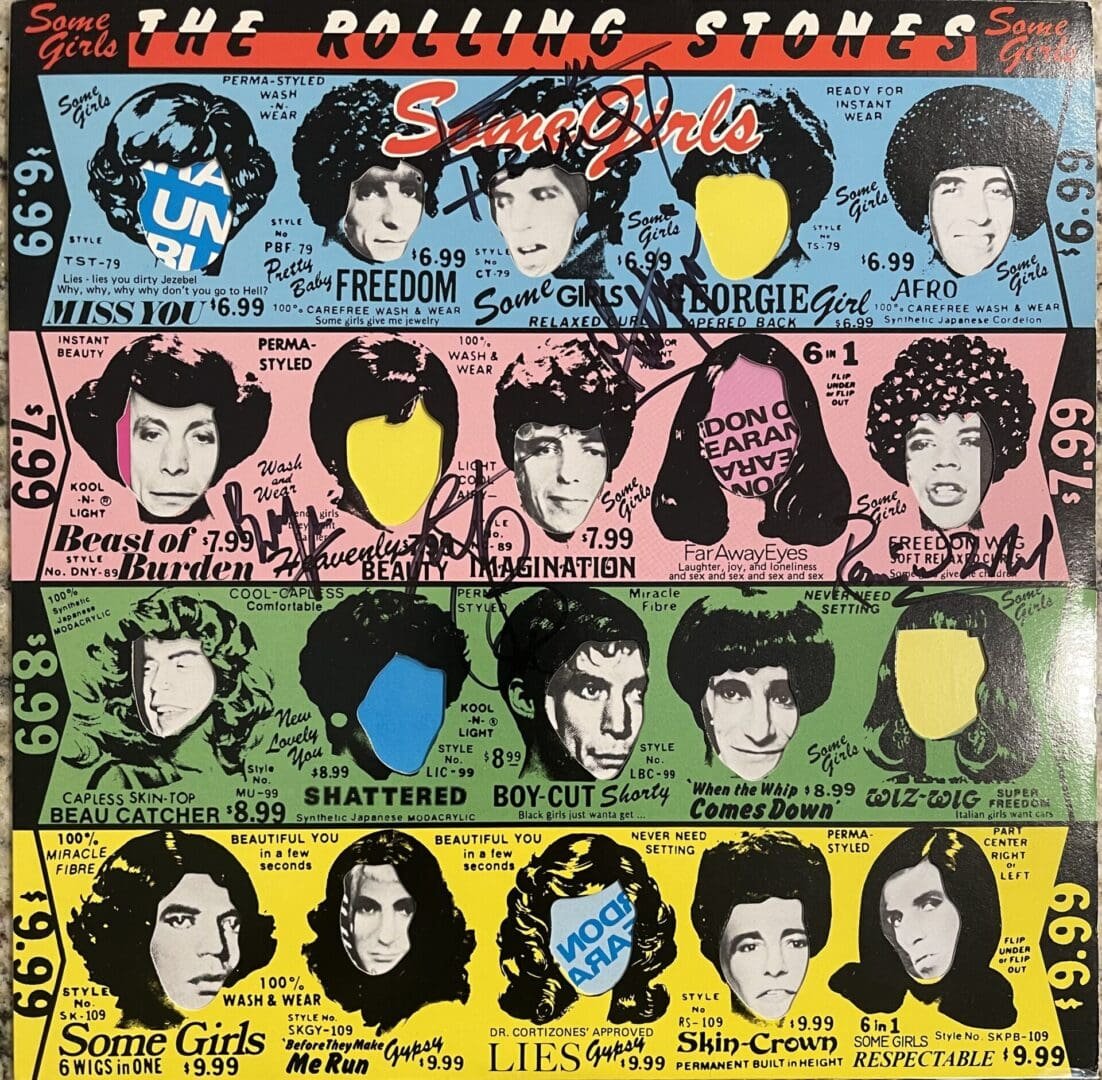 The Rolling Stones Some Girls album cover.