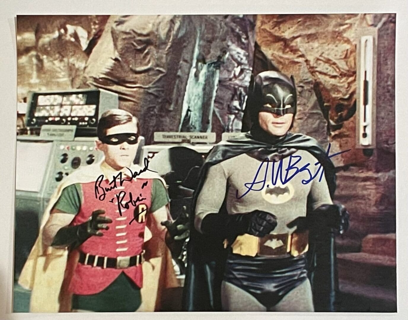 Batman and Robin Autographed 10x8 Photo