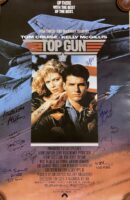 "Top Gun" Autographed Cast Movie Poster