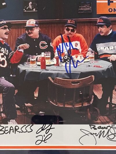 Four men in Bears sports attire.