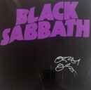 Black Sabbath album cover with autograph.