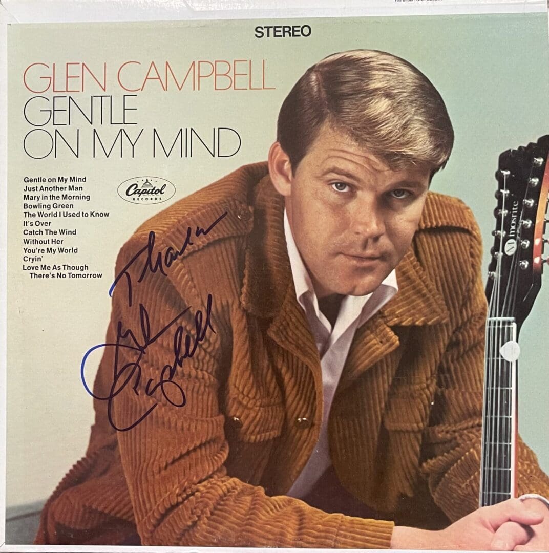 Album cover of "Gentle on My Mind".
