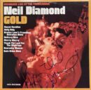 Neil Diamond live album cover with autograph.