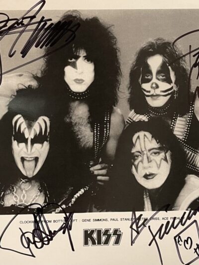 Rock band members in makeup