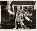 Man dressed as pirate holding sword