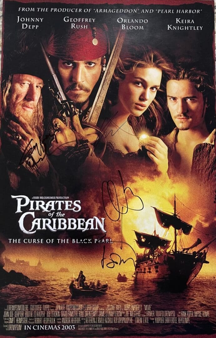 Pirates of the Caribbean movie poster