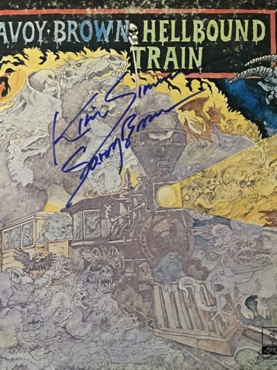 Savoy Brown Hellbound Train album cover art.