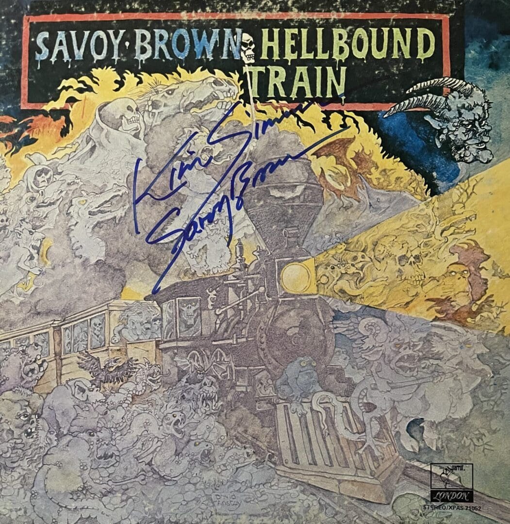 Savoy Brown Hellbound Train album cover art.