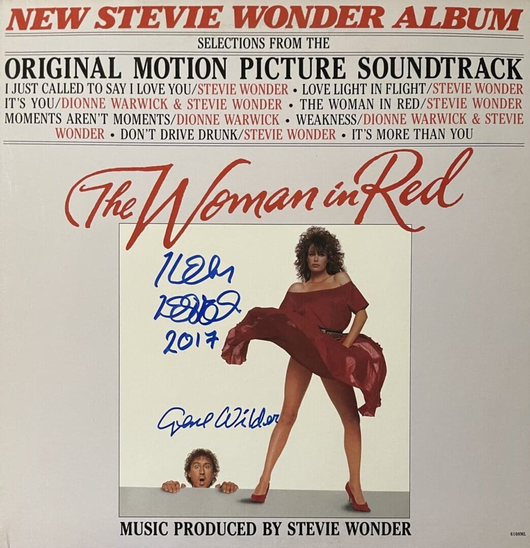 The Woman in Red soundtrack album cover.