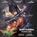 Batman Forever movie poster with characters.