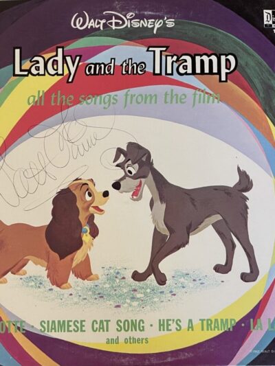 Lady and the Tramp album cover art.