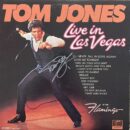 Tom Jones Live in Las Vegas album cover.