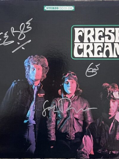Fresh Cream album cover with autographs.