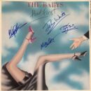 The Babys album cover with autographs.