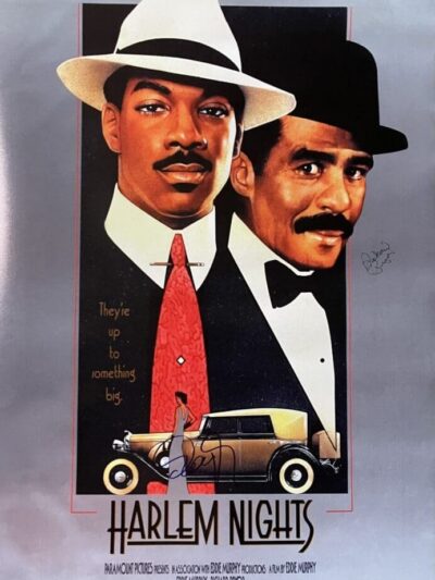 Harlem Nights movie poster with vintage car.