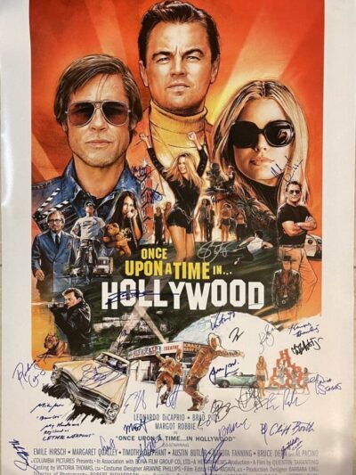 Once Upon a Time in Hollywood poster.