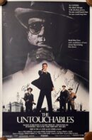 The Untouchables" movie poster with autographs.