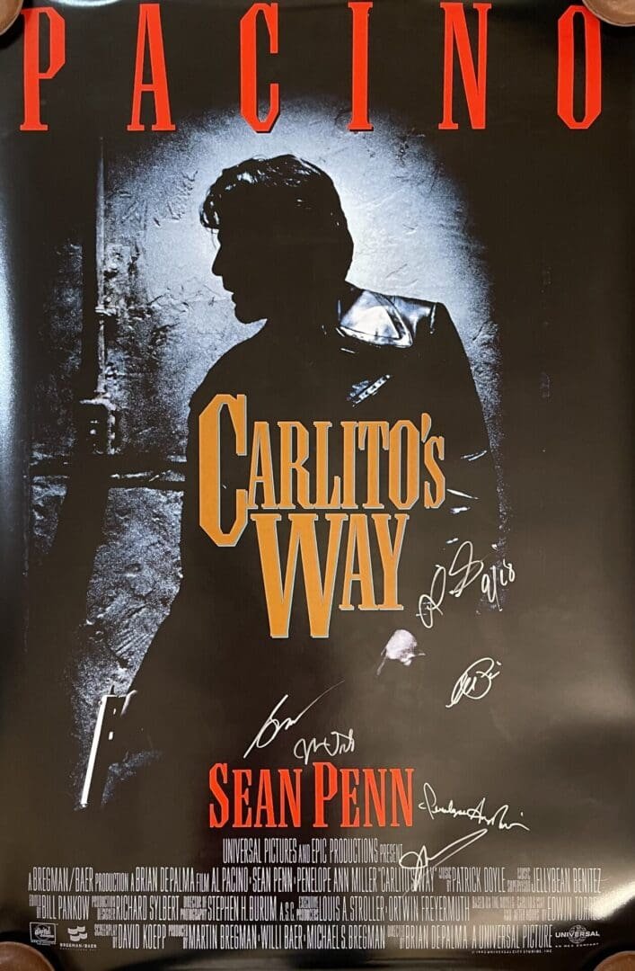 Movie poster for Carlito's Way film.