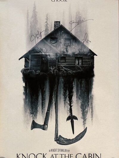 Knock at the Cabin" movie poster