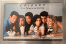 Cast of "Friends" drinking milkshakes together.