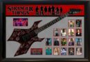 Signed electric guitar with sharp