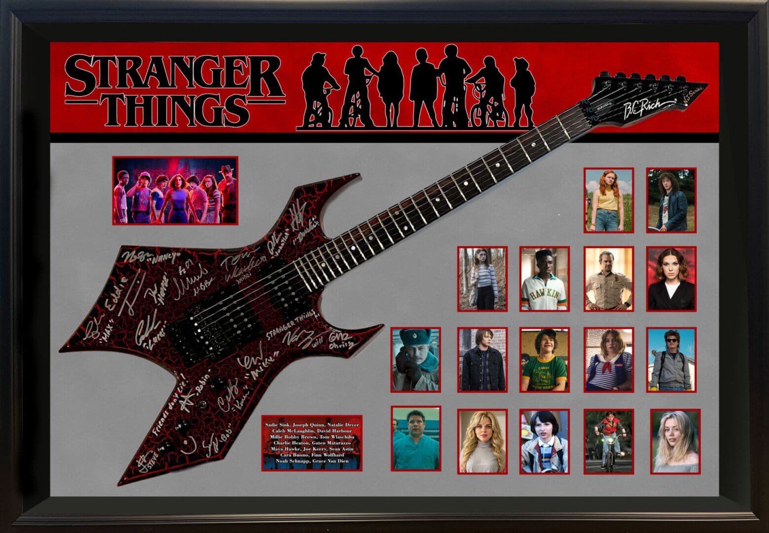 Signed electric guitar with sharp