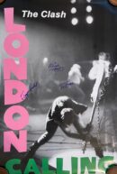 The Clash "London Calling" album cover poster.