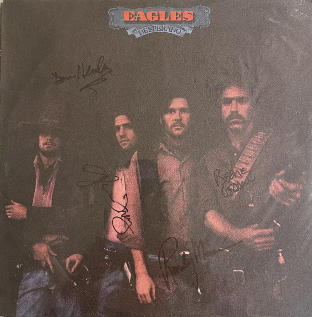 "Eagles" Band Autographed Album - Desperado