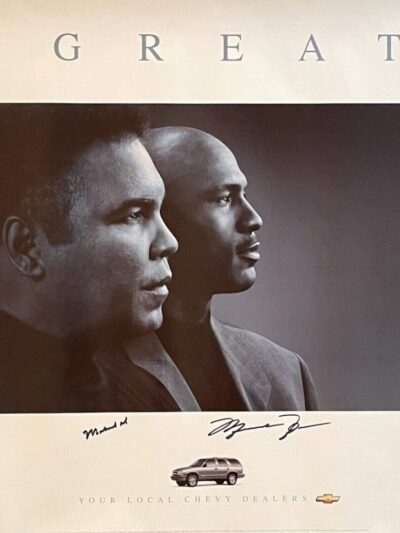 Two men in profile