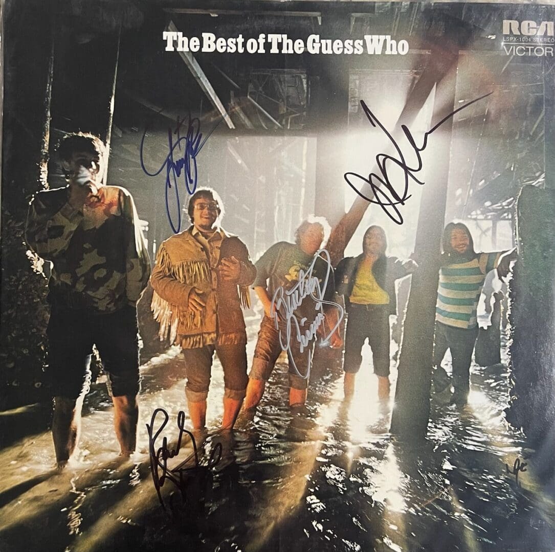 "The Guess Who" Band Autographed Album - The Best of the Guess Who