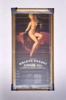 Golden Nugget poster with vintage pin-up art.