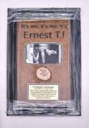 Framed poster of Ernest T. Bass.