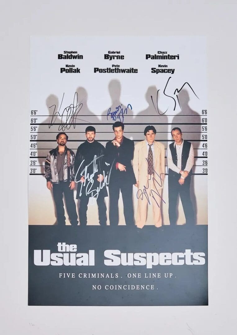 Movie poster for "The Usual Suspects".